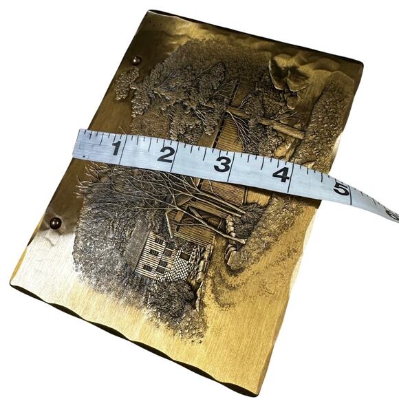 Wendell August Forge Solid Brass Handmade 6" x 4" Keepsake Box New Condition - Picture 8 of 9